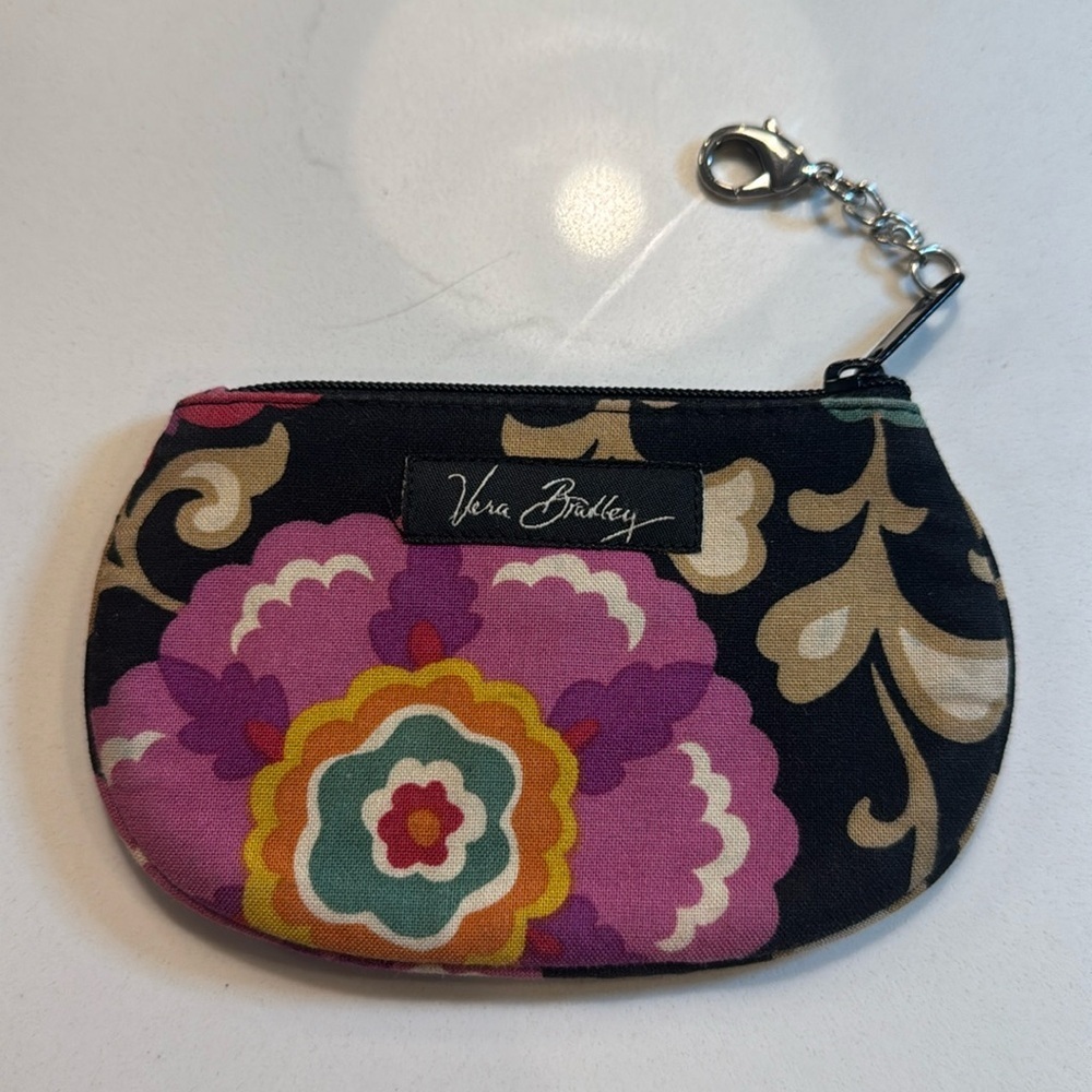 Vera Bradley Suzani Zip Clip small wallet